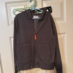 Crewcuts Charcoal Gray Zip-Up Hoodie